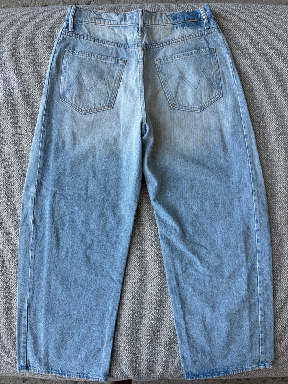 MOTHER The Full Pipe Flood Back Pedal Barrel Leg Jeans Size 29 NWOT - Picture 4 of 10